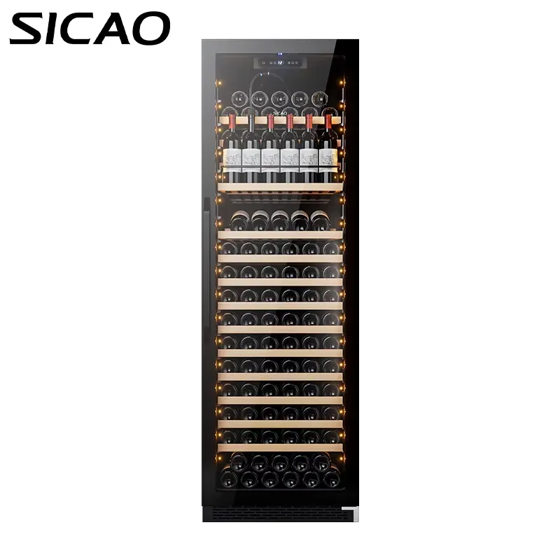 Home Bar And Fridge - ตู้แช่ไวน์ 168 ขวด 120V 220V แบบสองโซน