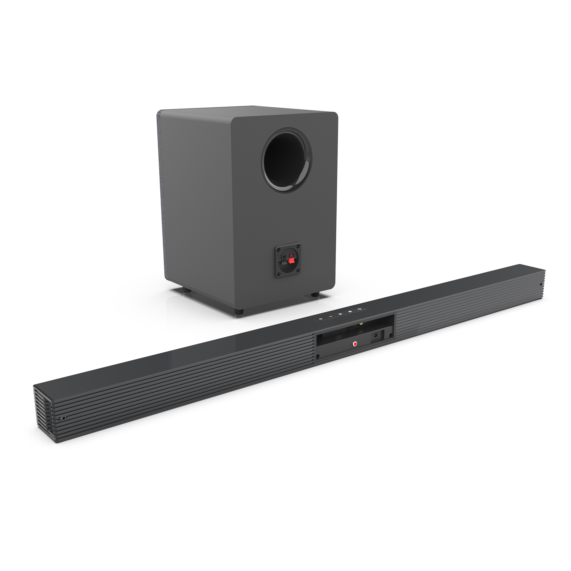 ลำโพงซาวด์บาร์ทีวี 84W พร้อมซั - Home Bar And Theater บทวิจารณ์และราคา