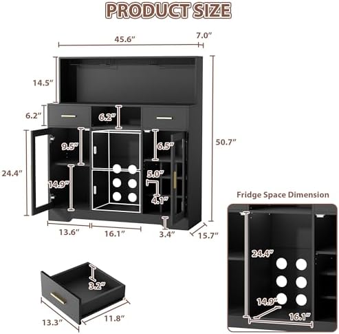 ตู้เย็นขนาดเล็กพร้อมที่เก็บของ - Home Bar And Fridge บทวิจารณ์และราคา