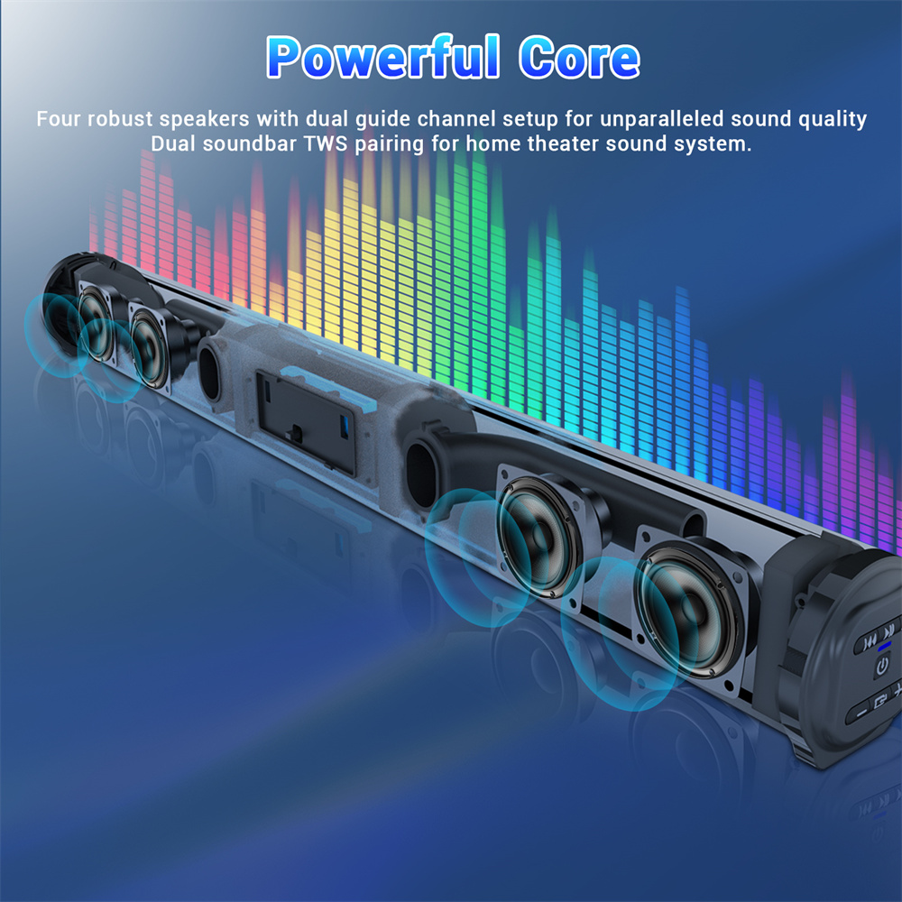 Sound Bar ระบบเสียงทีวีลําโพงบ - Home Bar And Theater บทวิจารณ์และราคา