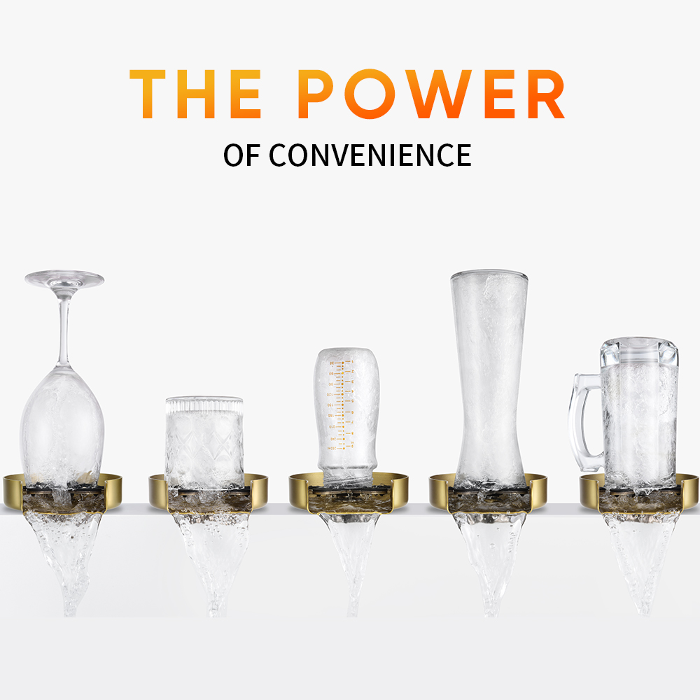 ก๊อกน้ําแก้ว Rinser สําหรับอ่า - Home Bar Sink บทวิจารณ์และราคา