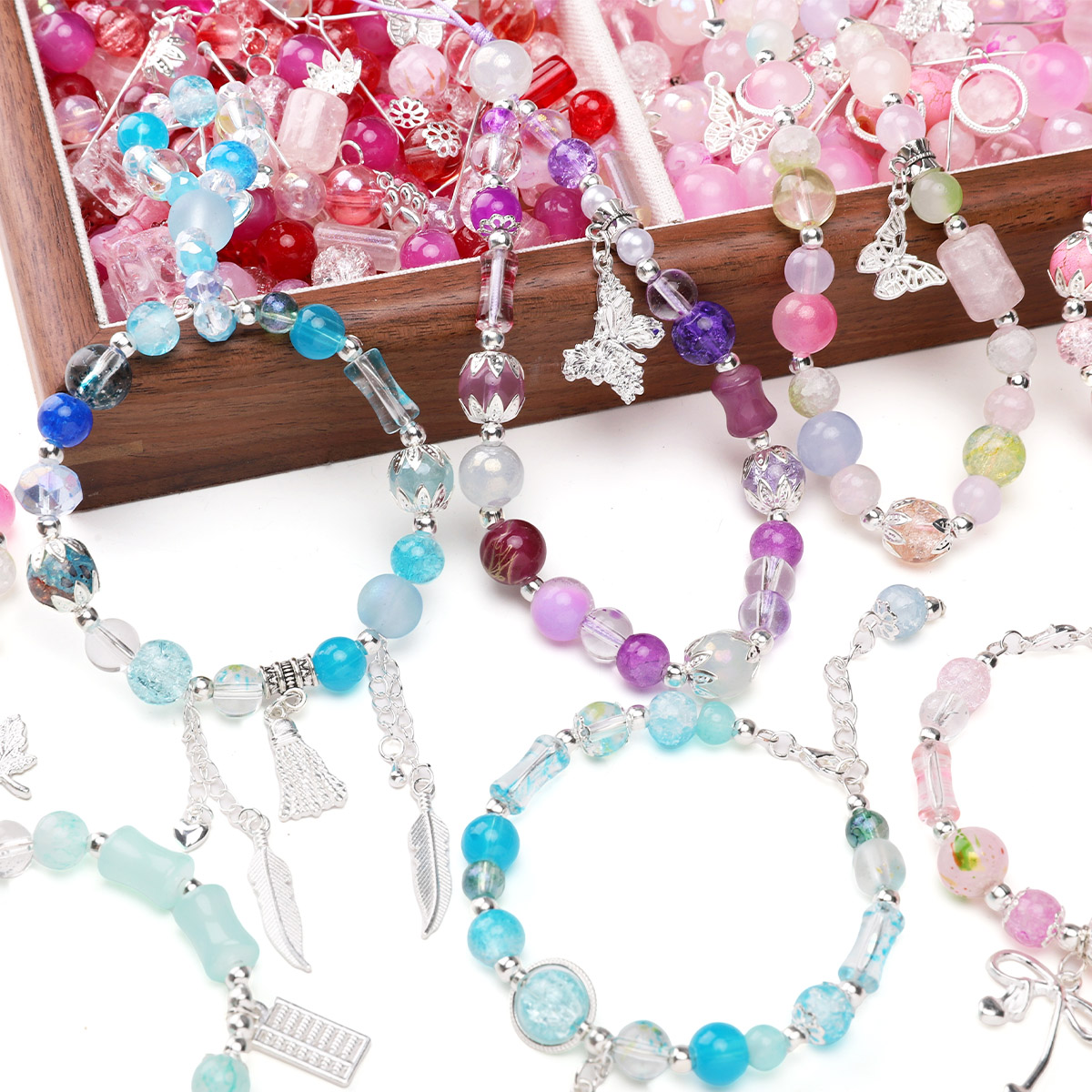 ลูกปัดแก้วผสม 50 กรัม/ถุง จี้ส - Old Fashioned Glass บทวิจารณ์และราคา