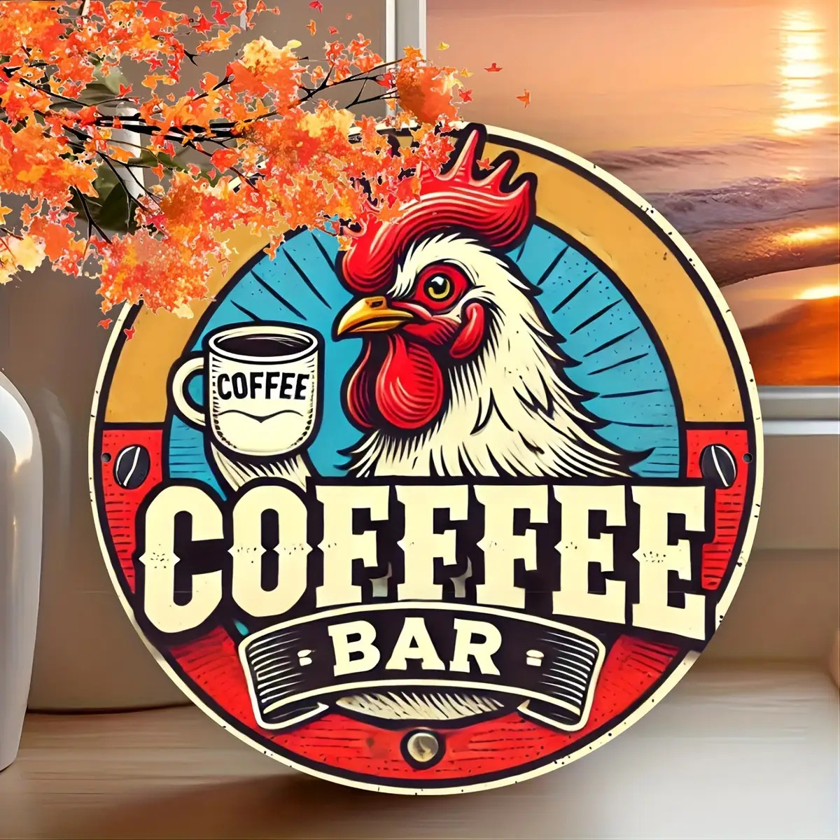 ป้ายอะลูมิเนียมวินเทจ 2 มิติ | - Home Bar And Coffee บทวิจารณ์และราคา