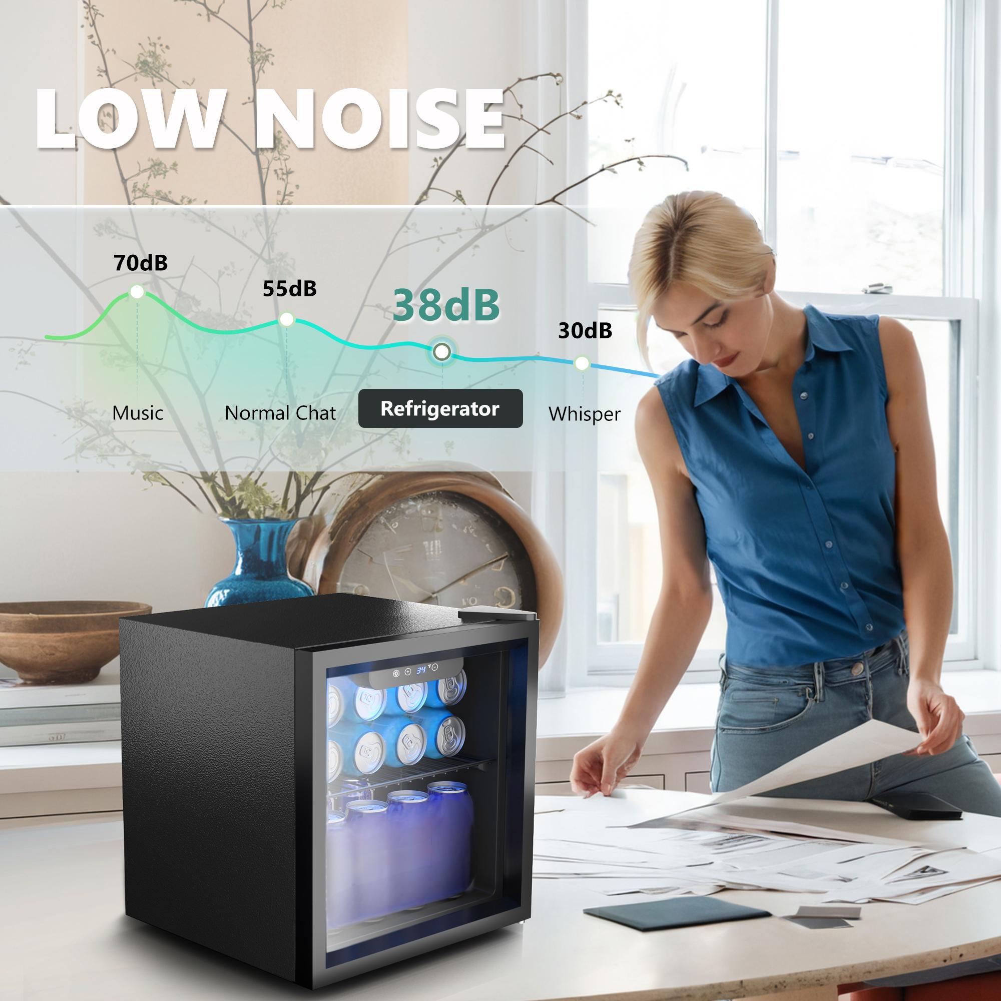 ตู้เย็นมินิแบบประตูกระจก EKOJU - Home Bar And Fridge บทวิจารณ์และราคา