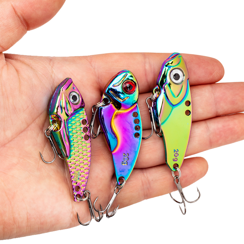 เหยื่อตกปลาโลหะหลากสี 3 ชิ้น น - Jigger Double Sided บทวิจารณ์และราคา