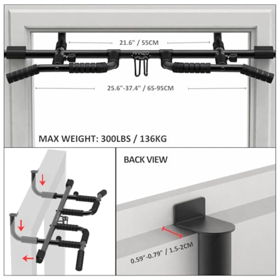 ชุดบาร์โหนติดประตูพร้อมสายรัดแ - Home Bar Setup บทวิจารณ์และราคา