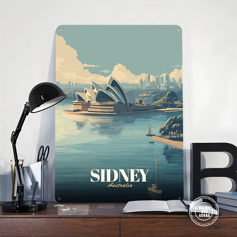 ป้ายโลหะพิมพ์ลาย 3 มิติ แบบย้อ - Home Bar Sydney บทวิจารณ์และราคา