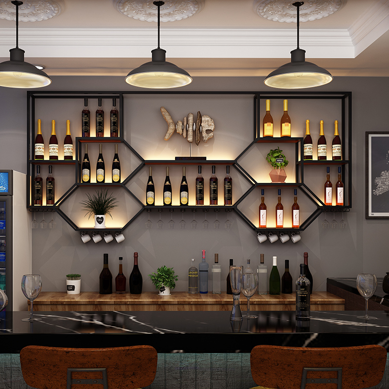 ตู้เก็บไวน์โลหะ ชั้นวางของห้อง - Home Bar Shelf บทวิจารณ์และราคา